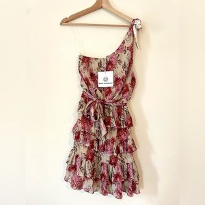 Lovely one-shoulder ruffle dress NWT